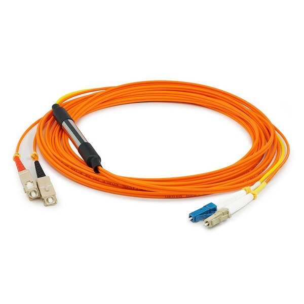 Add-On This Is A 1M Lc (Male) To Sc (Male) Orange Duplex Riser-Rated Fiber ADD-MODE-LCSC6-1 - main